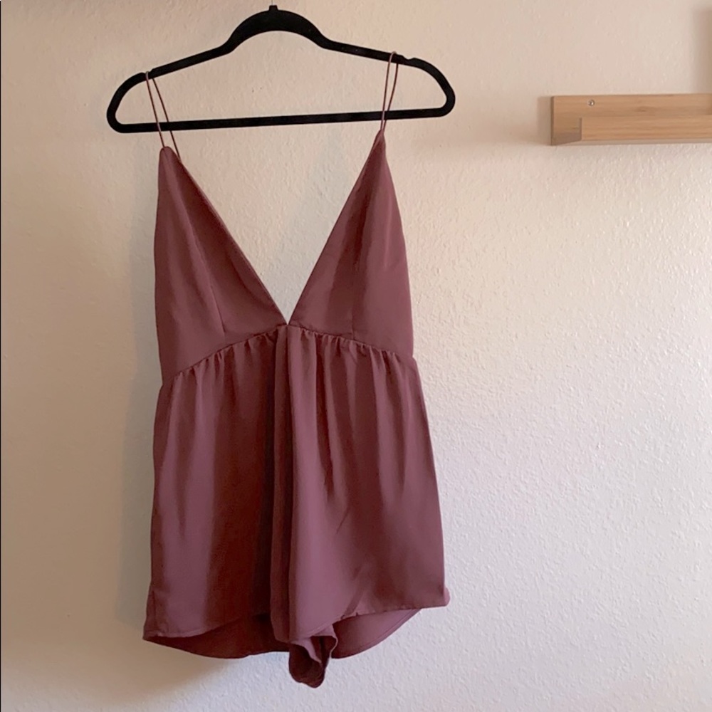 TOBI Low-Cut Romper